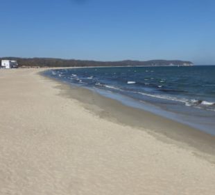 Der lange, breite Sandstrand von Sopot