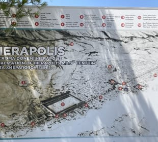 Stadtplan von Hierapolis