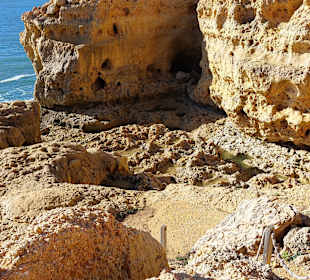 Ausblick Carvoeiro Boardwalk