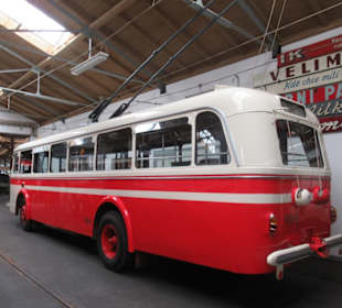 Im Museum des öffentlichen Peronennahverkehrs