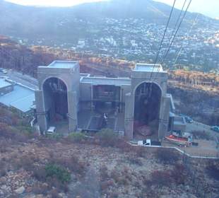 Die Talstation von oben gesehen