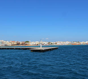 Vom Schiff, der Hafen in Bodrum