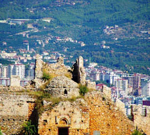 Burg von Alanya (Ic Kale) An&/Abfahrt
