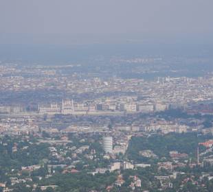 Fernsicht auf Budapest