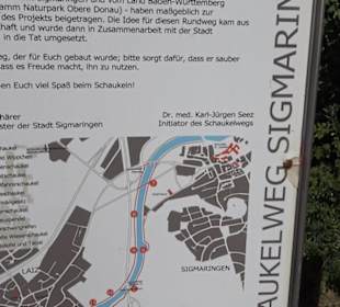 Schaukelweg an der Donau