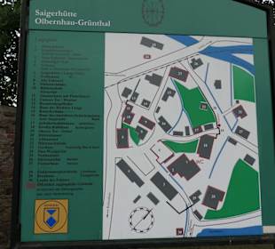 Saigerhütte Museumsplan