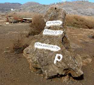 Parkplatz an der Boka Wandomi