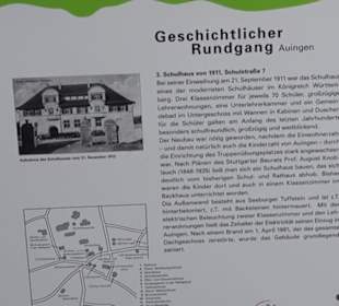Schulhaus von 1911 Auingen