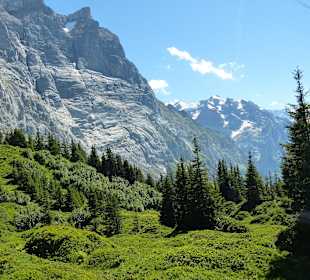 Abfahrt von der großen Scheidegg