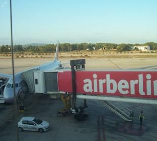 Unser Flieger beim Heimflug