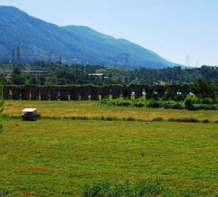 Anfahrt zum Staudamm von Side nach Manavgat
