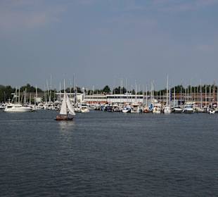 Yachtgelände an der Trave