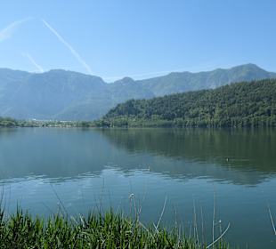 Beim Levicosee im Trentino bei Levico Terme