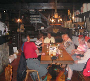 In einem der Gasträume der Unterhofalm