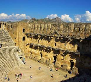 Aspendos An/Abfahrt Landschaft