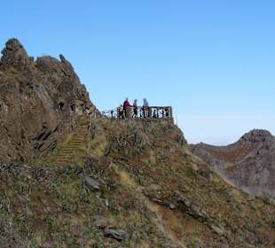Weg zum Pico Ruivo: Aussichtskanzel Niha da Manta