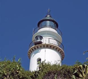 Der Leuchtturm, das Wahrzeichen von Calella