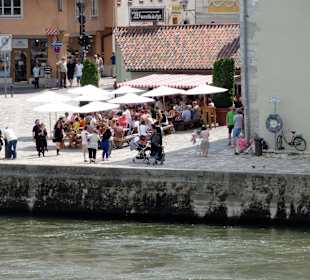 Die Außenplätze an der Donau