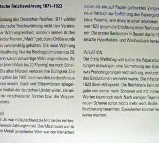 Hinweise auf Münzreform nach dem Krieg