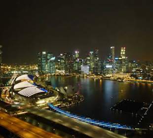 Singapure Flyer( Riesenrad) bei NACHT 