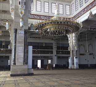 Im Innenbereich der Moschee