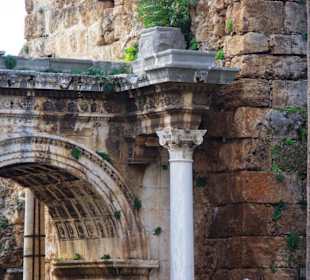 Stadt Antalya alte Stadtmauer
