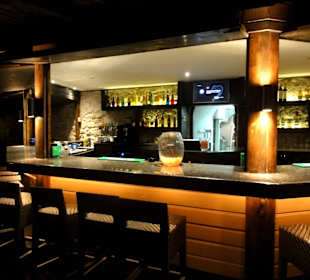 Blick auf die Bar des "Scampi´s"