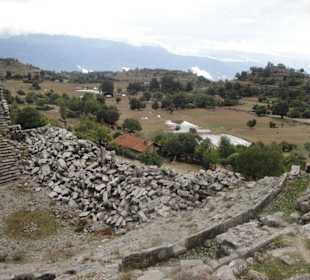 Das zerstörte Amphitheater von Selge