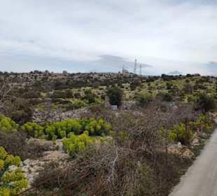Weg über die Hochebene zum Gipfel