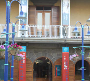 Eingang zum Blue Penny Museum