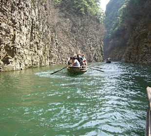 Auf dem Fluß der noch sauber ist
