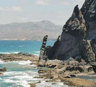 Ende des Weges am Kliffrand Richtung La Pared