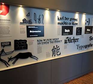 In den Räumen des Zeitungsmuseums