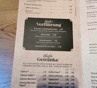 Speisekarte