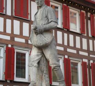 Stadtbrunnen mit dem Sähmann