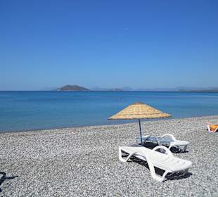 Kiesstrand von Calis (5min. zu Fuß)