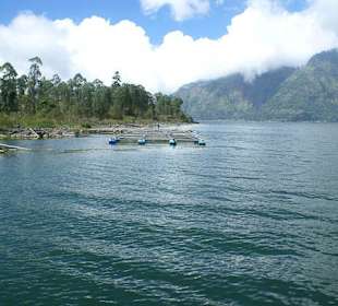 Jezioro Batur widziane z KIntamani