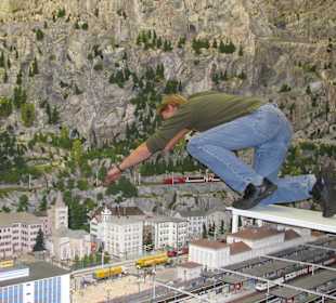 Miniatur-Wunderland Reparaturarbeiten