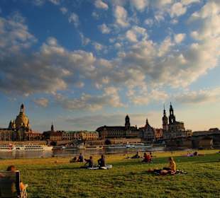 Dresden vom anderen Elbufer