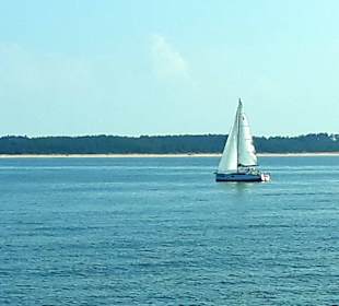 Hafeneinfahrt vom Wasser aus