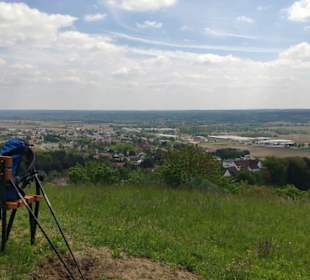 Tafelberg: Blick hinunter auf Jennersdorf 