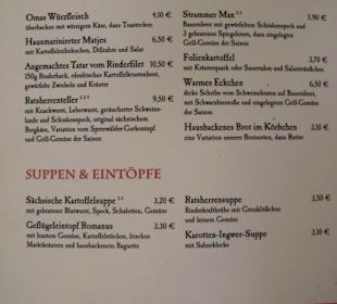 Speisekarte