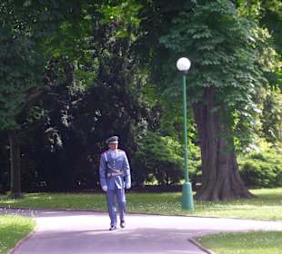 Kontrollgang der Burgwache