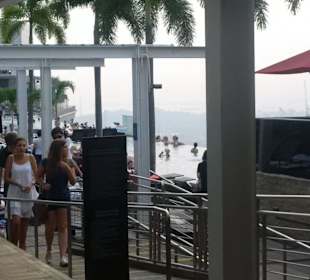 Blick auf den Poolbereich