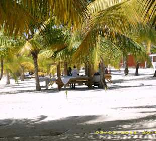 Massageplatz mit Blick auf das Meer
