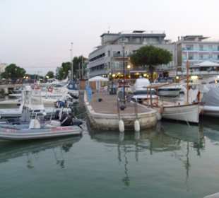 Kleiner Hafen in Rimini 