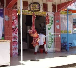 Schlachter auf dem Basar