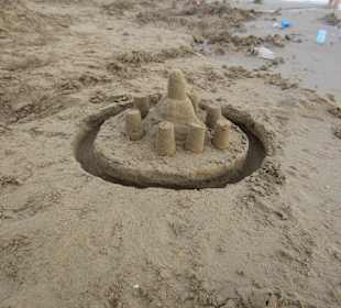 Leider nur aus Sand meine Burg!