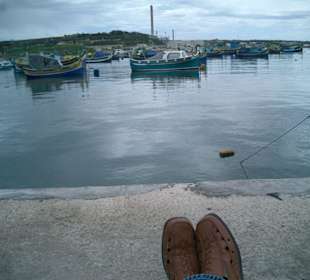 Ruhepose am Hafen (Marsaxlokk)