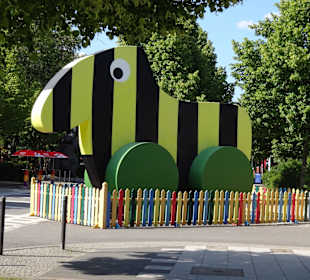 Tigerente vor Janoschs Traumwelt